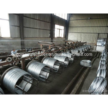 Alta qualidade Hot DIP galvanizado Guy Wire / aço galvanizado Strand